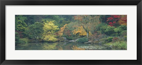 Framed Japanese Garden Seattle WA Print