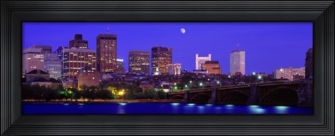 Framed Dusk Charles River Boston MA USA Print