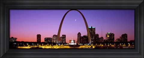 Framed Skyline, St. Louis, MO, USA Print