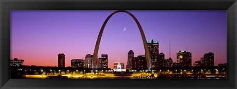 Framed Skyline, St. Louis, MO, USA Print