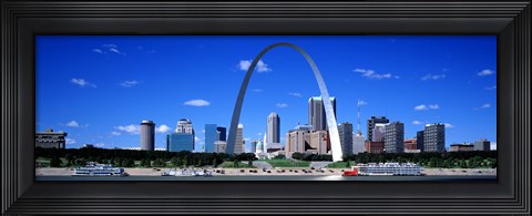 Framed Skyline, St Louis, MO, USA Print