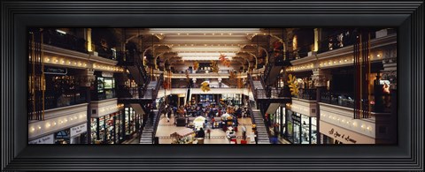 Framed Interiors of a shopping mall, Bourse Shopping Center, Philadelphia, Pennsylvania, USA Print