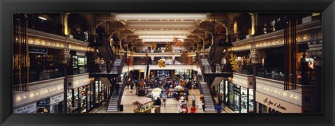 Framed Interiors of a shopping mall, Bourse Shopping Center, Philadelphia, Pennsylvania, USA Print