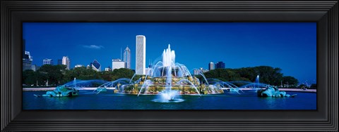 Framed Buckingham Fountain Chicago IL USA Print