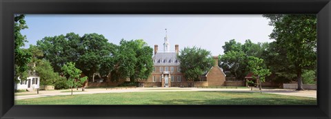 Framed USA, Virginia, Williamsburg, Governor&#39;s Palace Print