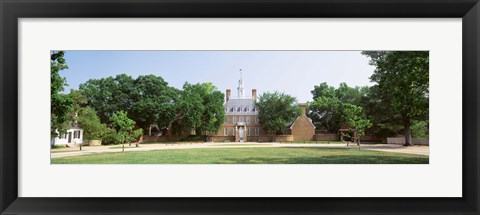 Framed USA, Virginia, Williamsburg, Governor&#39;s Palace Print