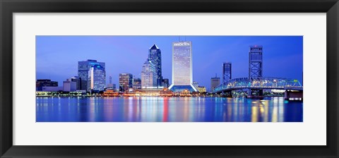 Framed Night, Jacksonville, Florida, USA Print