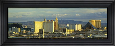 Framed Afternoon The Strip Las Vegas NV USA Print