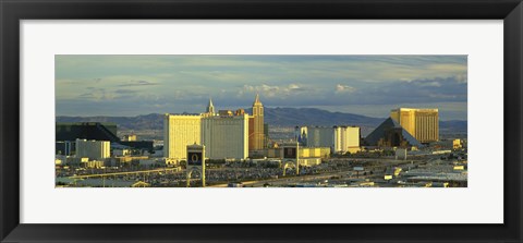 Framed Afternoon The Strip Las Vegas NV USA Print