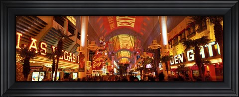 Framed Fremont Street Experience Las Vegas (horizontal) Print