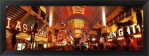 Framed Fremont Street Experience Las Vegas (horizontal) Print