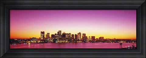 Framed Sunset, Boston, Massachusetts, USA Print