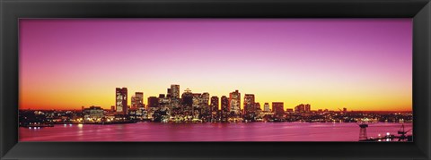 Framed Sunset, Boston, Massachusetts, USA Print