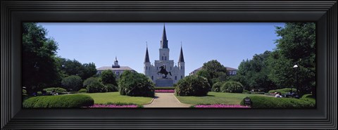 Framed St Louis Cathedral Jackson Square New Orleans LA USA Print