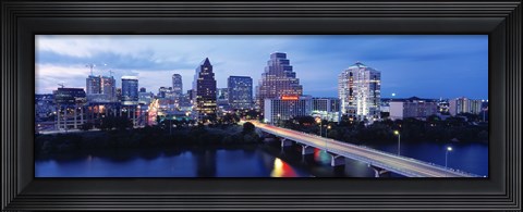 Framed Night, Austin, Texas, USA Print