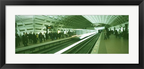 Framed Metro Station Washington DC USA Print