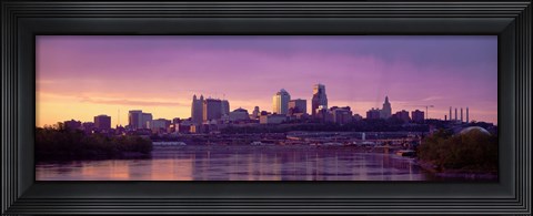 Framed Dawn Kansas City MO Print
