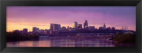 Framed Dawn Kansas City MO Print