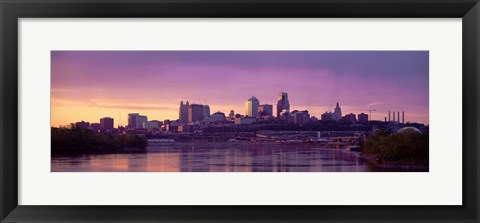 Framed Dawn Kansas City MO Print