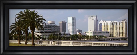 Framed Skyline Tampa FL USA Print