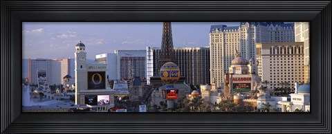 Framed Hotels on the Strip Las Vegas NV Print