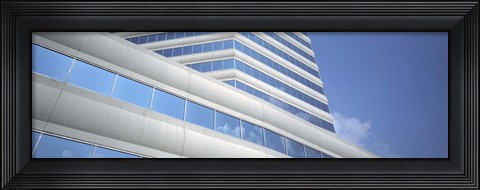 Framed Low angle view of an office building, Dallas, Texas, USA Print
