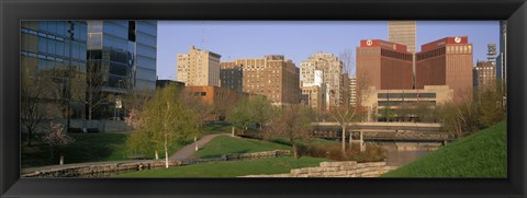 Framed Downtown Omaha NE Print