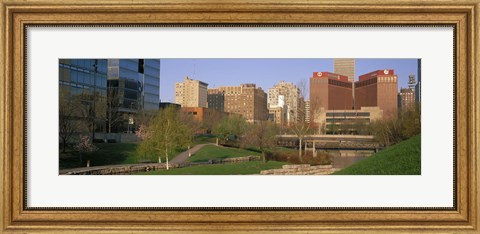 Framed Downtown Omaha NE Print