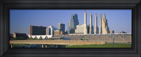 Framed Bartle Hall Kansas City MO Print