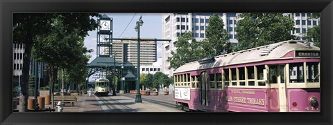 Framed Main Street Trolley Memphis TN Print