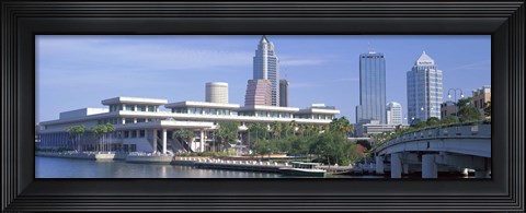 Framed Tampa Convention Center, Skyline, Tampa, Florida, USA Print