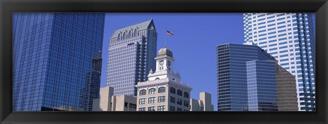 Framed Old City Hall Cityscape Tampa FL Print