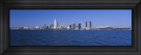 Framed Skyscrapers in a city, San Diego, California Print
