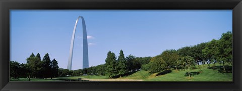 Framed Gateway Arch, St Louis MO Print