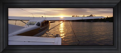 Framed Sea plane, Lake Spenard, Anchorage, Alaska Print
