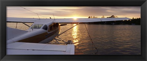 Framed Sea plane, Lake Spenard, Anchorage, Alaska Print