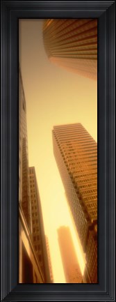 Framed Buildings in the Financial district, San Francisco, California Print