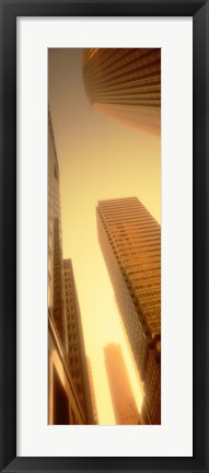 Framed Buildings in the Financial district, San Francisco, California Print