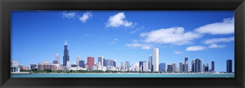 Framed Skyline, Chicago, Illinois, USA Print