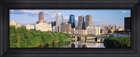 Framed Philadelphia PA in the Day Print