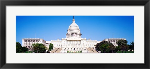 Framed US Capitol, Washington DC, District Of Columbia, USA Print