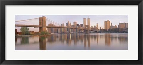 Framed Brooklyn Bridge Manhattan New York City NY Print