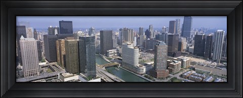 Framed Chicago River Chicago IL Print