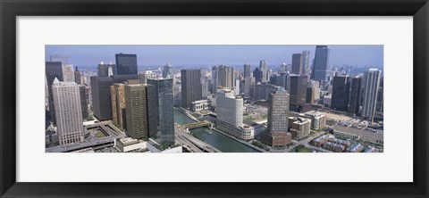 Framed Chicago River Chicago IL Print