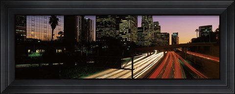 Framed Harbor Freeway Los Angeles CA Print