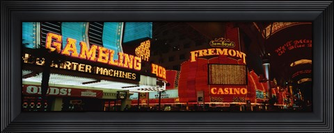 Framed Fremont Street Experience Las Vegas NV Print
