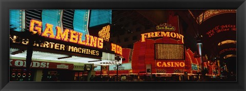 Framed Fremont Street Experience Las Vegas NV Print