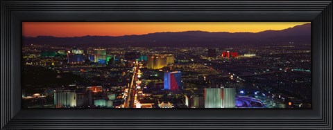 Framed Hotels Las Vegas NV Print