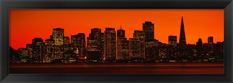 Framed San Franscisco CA Print
