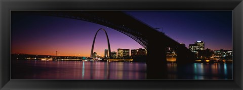 Framed Bridge in St. Louis MO Print